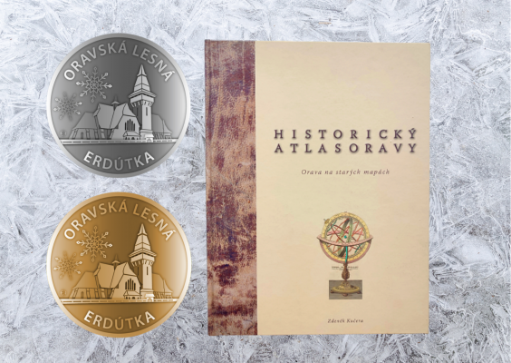 Kniha Historický atlas Oravy + sada mincí Oravská Lesná s doručením v rámci Slovenska