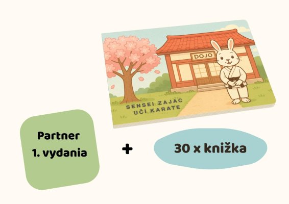 Hlavný partner prvého vydania + 30 knižiek