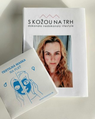 Kniha S kožou na trh + plátená maska ANINA