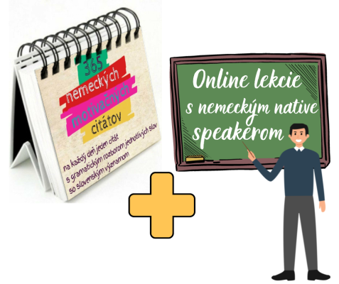 Kalendár + Online lekcie s nemeckým native speakerom pre jednotlivca