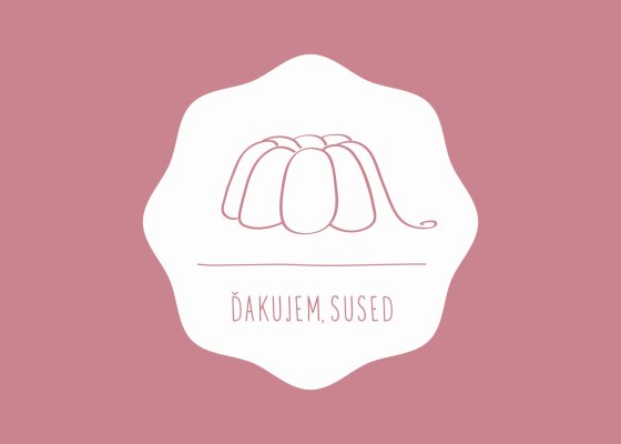 Logo na webe Ďakujem, sused