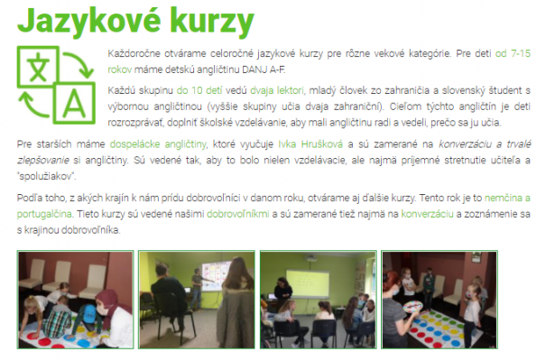 Detský kurz angličtiny