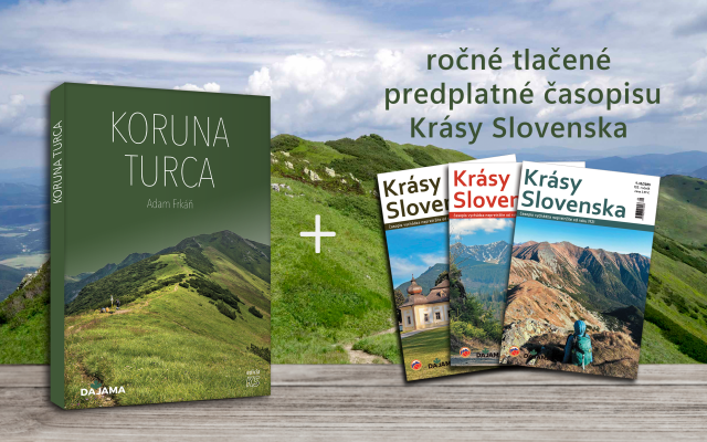 Kniha Koruna Turca + ročné tlačené predplatné časopisu Krásy Slovenska