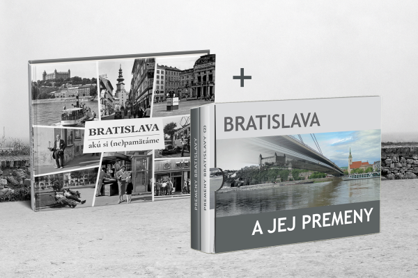1x kniha BRATISLAVA – akú si (ne)pamätáme + Dvojica kníh Bratislava a jej premeny