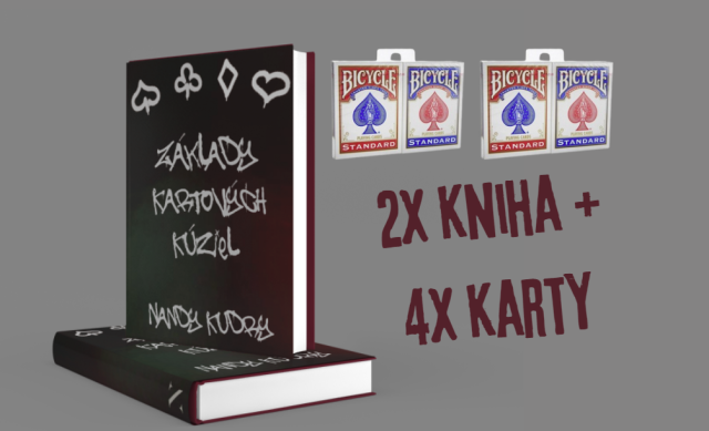 2 Knihy Základy Kartových Kúziel a 4 Balíčky Kariet