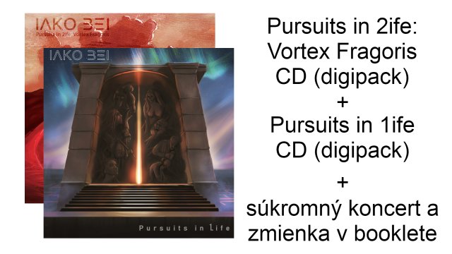 Nový album (CD) + prvý album (CD) + súkromný koncert + zmienka v booklete