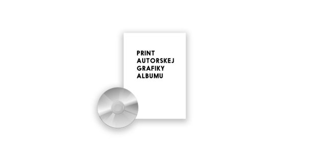 Fyzické CD + print s grafikou projektu