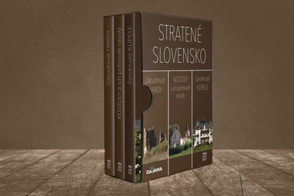• 1x Trilógia kníh Stratené Slovensko v obale s doručením na území Slovenska