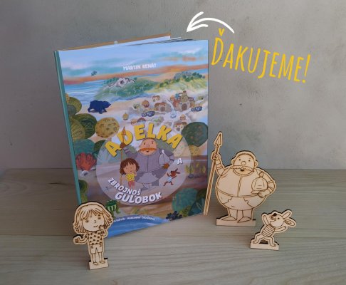 3 knihy + maskoti + vaše meno v knihe ako špeciálneho sponzora 