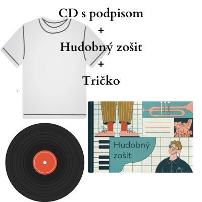 CD + Hudobný zošit + Tričko