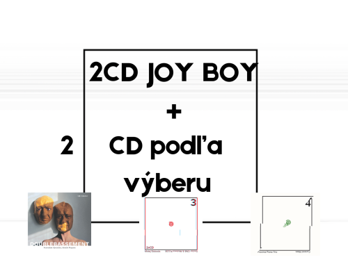 DvojCD JOY BOY a dve CD z dielne UBU Collection