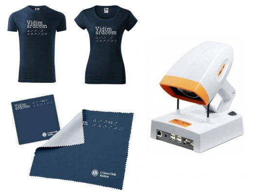 Balík premium - 2 x tričko, 4 x handrička, 2 vyšetrenia zraku prístrojom Plusoptix