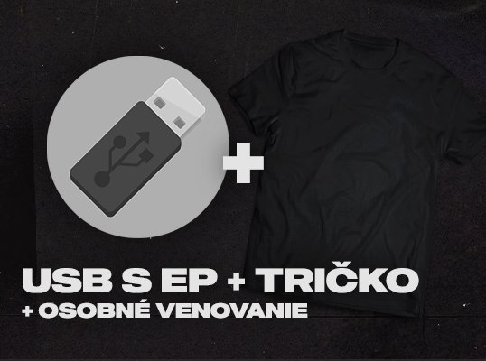 USB + tričko + osobné venovanie
