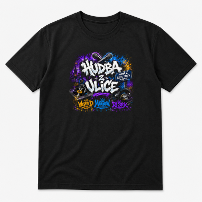 Tričko HUDBA Z ULICE