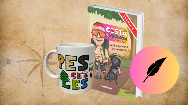 1x Kniha s venovaním + personalizovaný hrnček pescezles