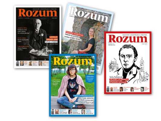 Štyri čísla časopisu Rozum