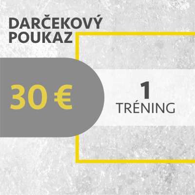 Darčekový poukaz na 1 tréning