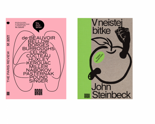 1x kniha V neistej bitke od Johna Steinbeck + kniha The Paris Review / 60. roky