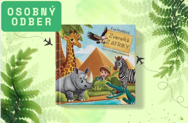 Knižka Zvieratká Z AFRIKY - osobný odber ČAB