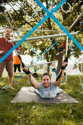 Odskúšanie Pravilo Mobilo na verejnej akcii