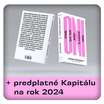 Získajte jednu knihu Oni + predplatné mesačníka Kapitál na rok 2024