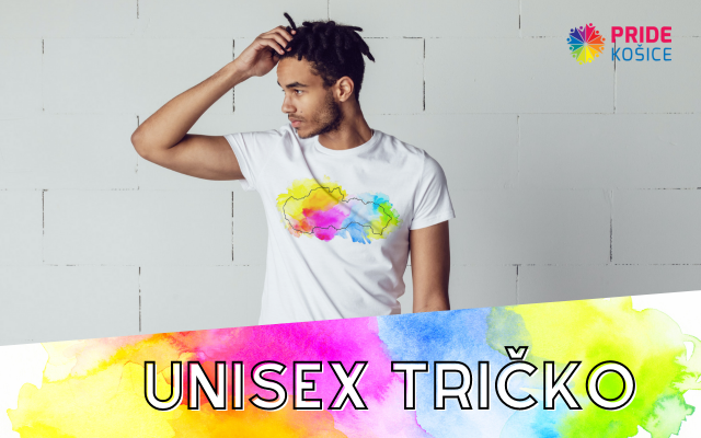 Unisex fairtrade tričko PRIDE Košice 