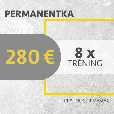 Permanentka na 8x tréning