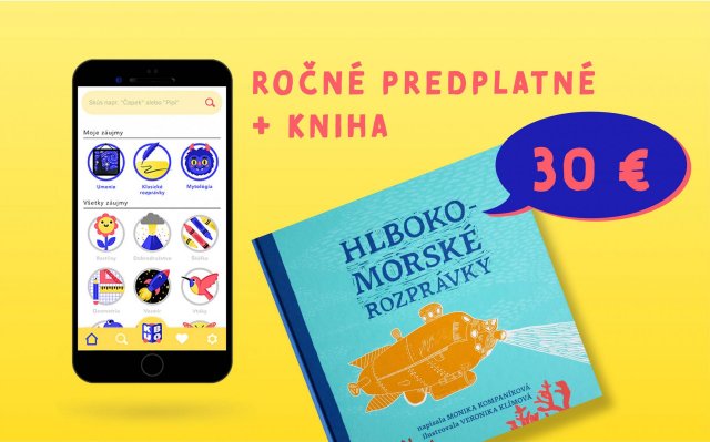 Ročné predplatné + tlačená kniha Hlbokomorské rozprávky