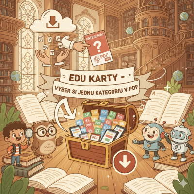 Jedna tematická sada EduKariet v PDF