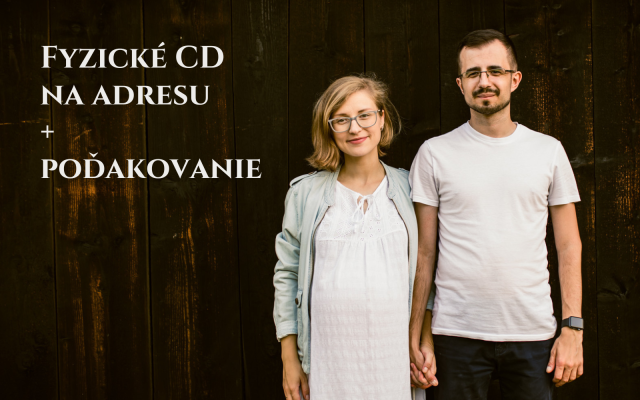 Fyzické CD na adresu + poďakovanie