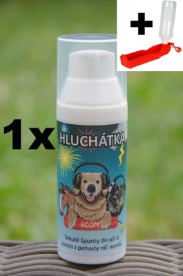 1x Hluchátka + Vychádzková flaša