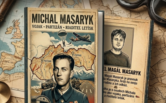 Kniha Michal Masaryk: príbeh vojaka, partizána a riaditeľa letísk