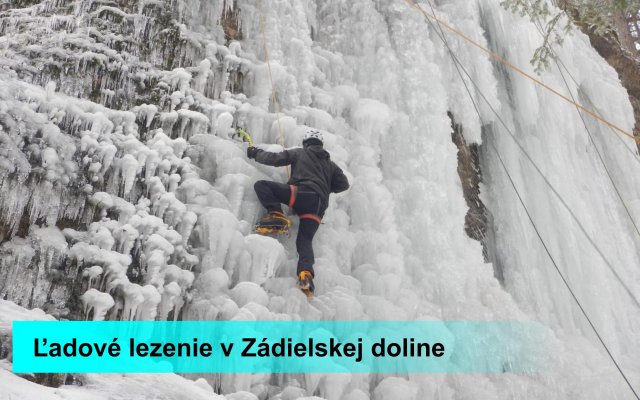 Ľadové lezenie v Zádielskej doline