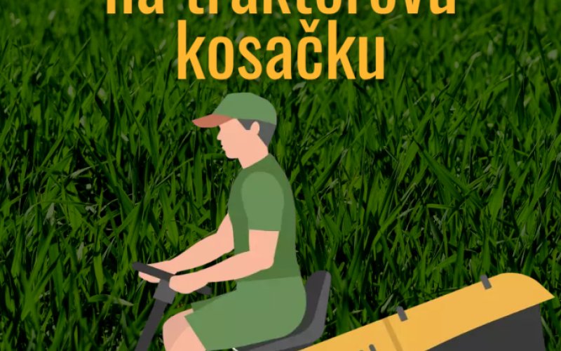 Zbierka na traktorovú kosačku na Archeoskanzen