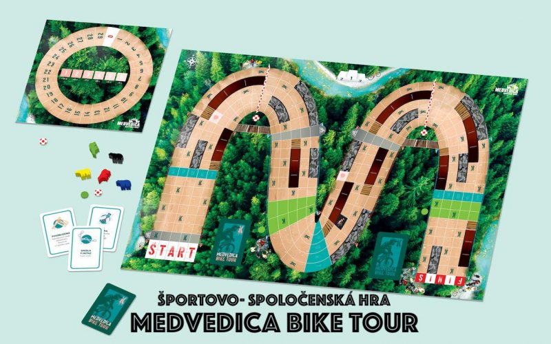 Športovo - spoločenská hra MEDVEDiCA BIKE TOUR