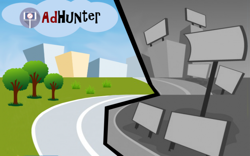 AdHunter - outdoorový crowdsourcing vizuálneho smogu