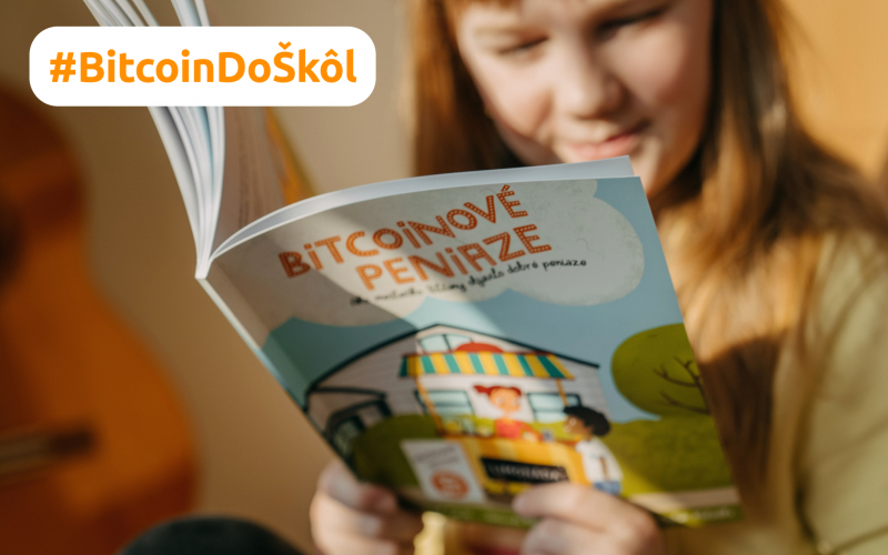 Pomôž nám knižku Bitcoinové peniaze dostať do škôl 