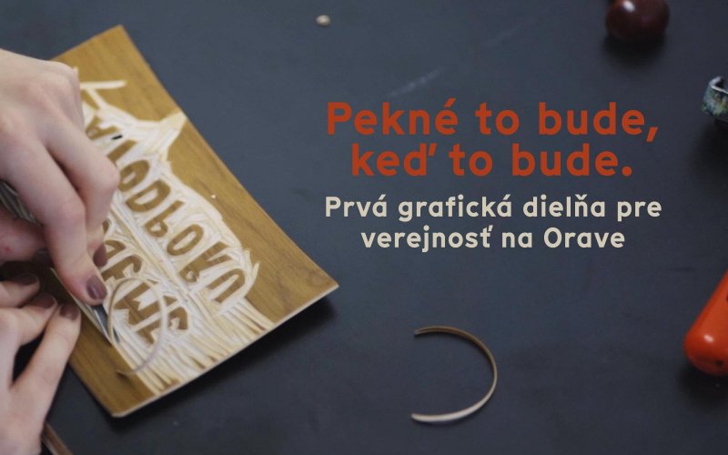 Prvá grafická dielňa pre verejnosť na Orave