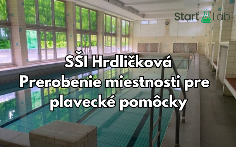 Obnovme spolu miestnosť pre plavecké pomôcky na SŠI Hrdličkova
