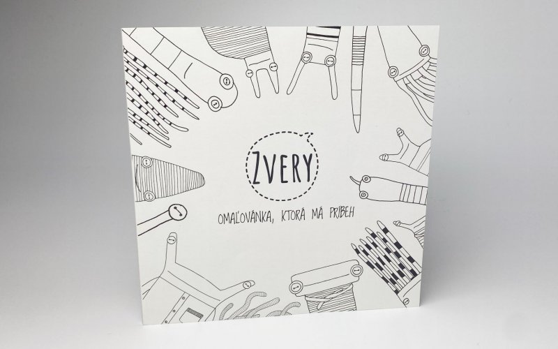 ZVERY- omaľovánka, ktorá má príbeh