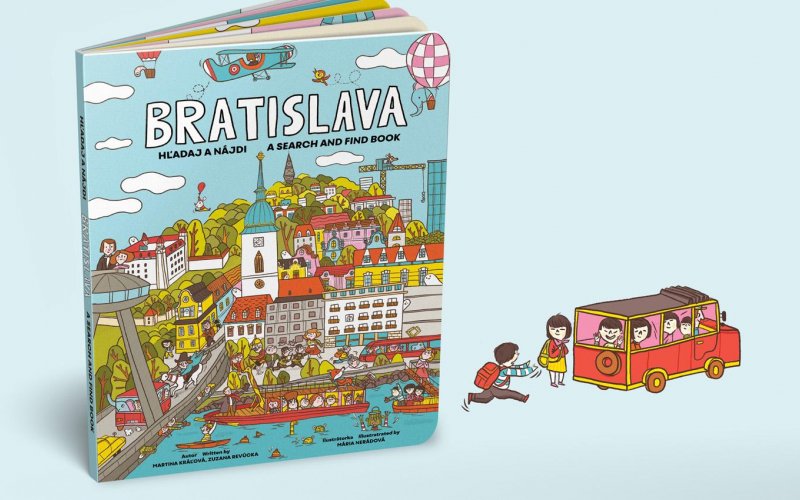 Ilustrovaná kniha BRATISLAVA - hľadaj a nájdi