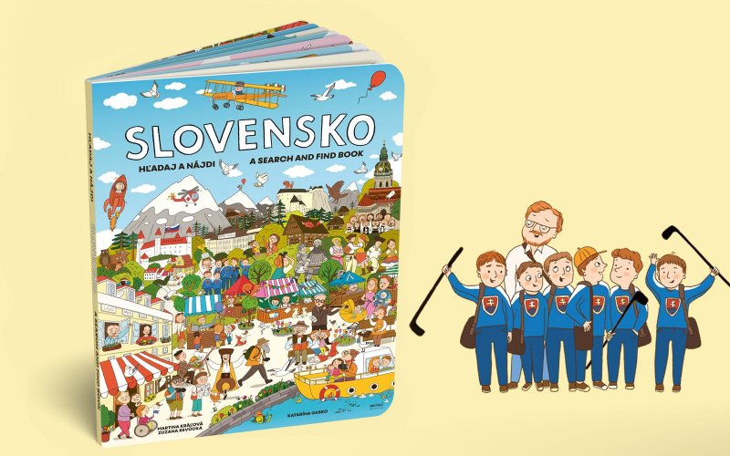 Ilustrovaná kniha SLOVENSKO - hľadaj a nájdi