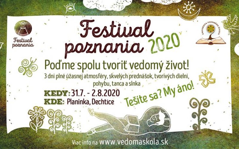 Festival Poznania Univerzity vedomého života 2020