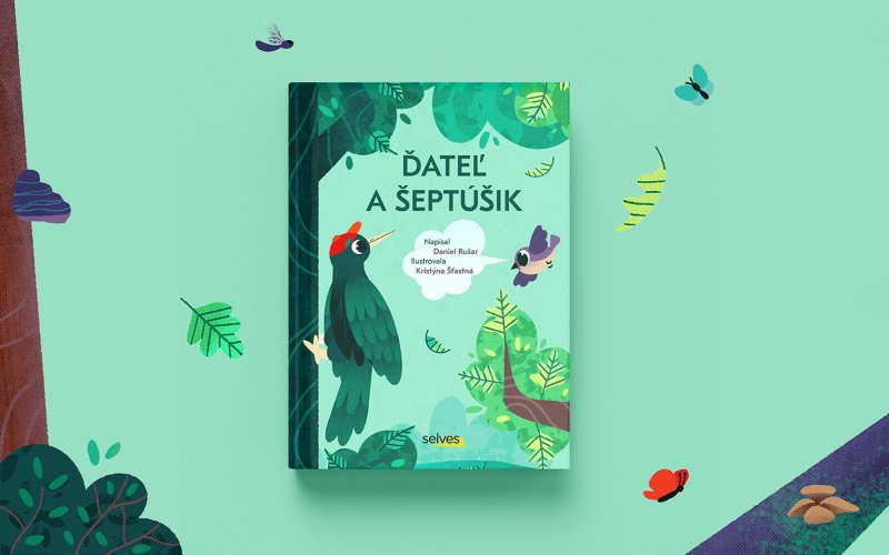 Ďateľ a Šeptúšik – detská kniha o zvládaní pochybností