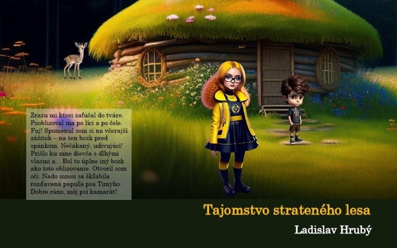 Dobrodružný román s prvkami fantasy: Tajomstvo strateného lesa